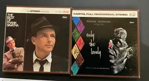 Lot - Frank Sinatra: Only the Lonely & Best of 4 Track Reel-To-Reel Tapes - Picture 1 of 9