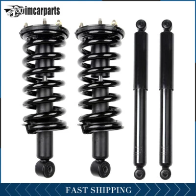 For 2004-2013 Nissan Titan (4) Front Rear Complete Strut Shock Absorber Assembly - Image 1 of 4