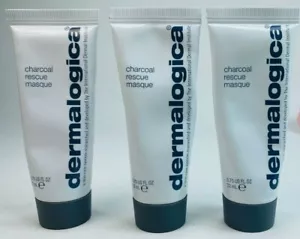 Dermalogica Charcoal Rescue Masque 22ml / 0.75oz 3 tubes Brand New - Picture 1 of 1