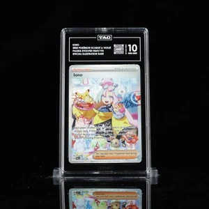 TAG 10 - Iono 269/193 SIR - Pokemon Paldea Evolved English Illustation Rare - Picture 1 of 2