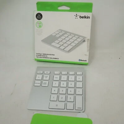 Belkin YourType Wireless Keypad Bluetooth 10 Key Apple For IMac Mac Pro MacBook - Image 1 of 4