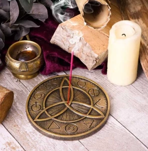 Triquetra Räuchergefäß 12,5 cm - Nemesis Now Celtischer Teller Duft Geschenk - Bild 1 von 7