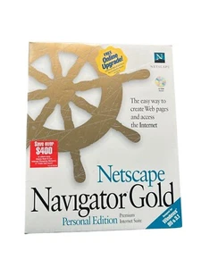 NETSCAPE NAVIGATOR Personal Edition Windows95 & 3.1 Vintage NEW Sealed 1996 - Picture 1 of 2