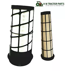 MAHINDRA TRACTOR AIR FILTER OUTER 006008799F1 and INNER 006008798F1 - Picture 1 of 7