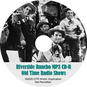 Riverside Rancho OTR Old Time Radio zeigt MP3 auf CD-R 2 Episoden - Bild 1 von 1