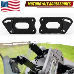 For Fits KAWASAKI KLR 650 2022-24 KLR650 Adjustable Windshield Windscreen Riser - Foto 1 di 13