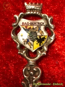 ALT  Sammlerlöffel 800 er - Bad Bertrich Wappen - ca. 8,3g. * TOP * - Bild 1 von 7