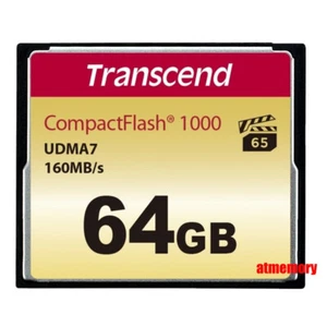Transcend 64GB CF 1066x Compact Flash Speicherkarte Einzelhandelspaket 160MB/s Original - Bild 1 von 1