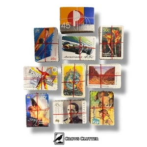 Australia Stamp Bundles x10 Off Paper Used - Approx 1000 Stamps - Bild 1 von 2