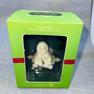 Snowbabies Celebrations Special Holiday Dept 56 Very Merry NEU in Box Ornament - Bild 1 von 6