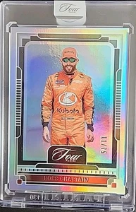 Ross Chastain 2025 Panini Turn Four NASCAR lámina de plata #69 NASCAR #11/75 - Imagen 1 de 2