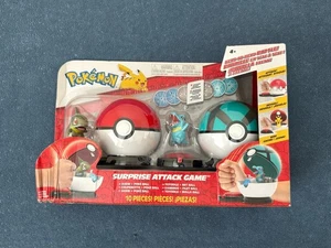 Pokémon Sorpresa Attacco Gioco Ascia con Poké Ball vs Totodile con Net Ball NUOVO - Foto 1 di 9