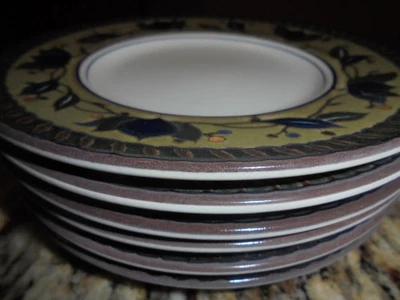 6 platillos/platos de pan y mantequilla Mikasa Arabella en perfecto estado ~ envío rápido bajo Foto 1 de 2