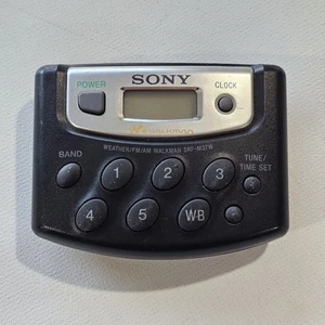 Sony SRF-M37W Portable AM/FM Weather Band Radio FOR PARTS ONLY BATTERY CORROSION - Picture 1 of 4