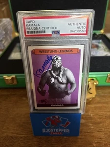 Kamala Wrestling Legends PSA Certified Autograph Rare - Picture 1 of 2