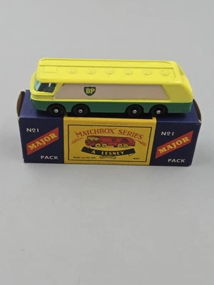 Vintage Matchbox Lesney Major Pack M-1 B.P. Petrol Tanker with The Original Box - Image 1 of 4