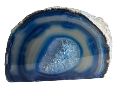 ACHATGEODE AMETHYST  DRUSE KRISTALL EDELSTEIN ACHAT GEODE BERGKRISTALL QUARZ - Bild 1 von 3