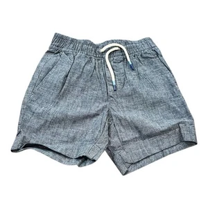 GAP Kids Easy Pull On Chambray Short, Blue, Size XS 4/5, NEW - Picture 1 of 6