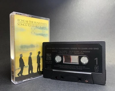 Echo & The Bunnymen SONGS TO LEARN & SING Cassette CODE13 **EX/NEAR MINT** 1985 - Image 1 of 4