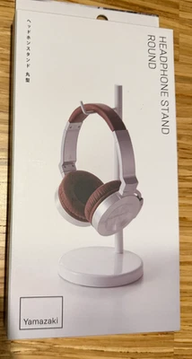 Yamazaki Hogar Oficina Escritorio Auriculares Soporte/Soporte - Redondo Blanco EXCELENTE N001 Foto 1 de 4