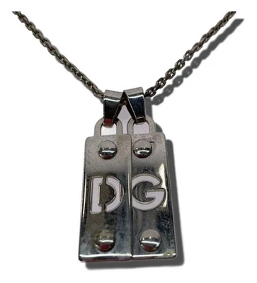 Collana D&G doppia parte superiore con placca logo DOLCE&GABBANA 1108 - Immagine 1 di 4