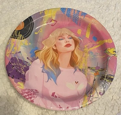 Pink 50 Pc Party Supplies Tableware Set Country Music/Rock & Roll Party Supply - Image 1 of 4