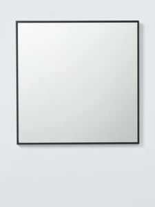 John Lewis ANYDAY Square Mirror 55 x 55cm Black RRP £30 item 74000308 - Picture 1 of 3