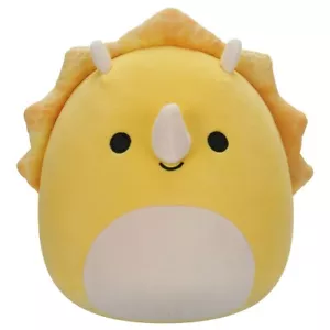 Juguete blando original Squishmallows 7,5" - Lancaster the Yellow Triceratops - Imagen 1 de 3