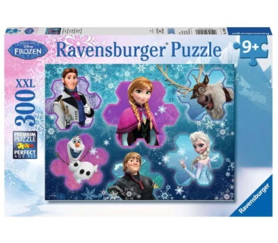 RAVENSBURGER PUZZLE FROZEN LA REGINA DELLE NEVI 300 Pz XXL + 9 ANNI PER BAMBINI - Immagine 1 di 2