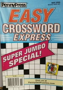 PennyPress Easy Crossword Express-Super Jumbo Special