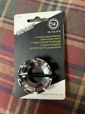 LLAVE RADIOS HERRAMIENTA SUNLITE SUNLT REDONDA 8 RANURAS TIW Foto 1 de 2