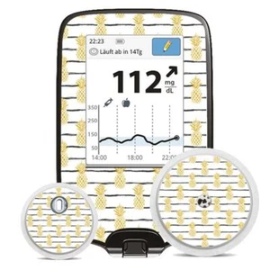 Adesivi Per Freestyle Libre Sticker (Misuratore) - Ananas | Diasticker® - Picture 1 of 5