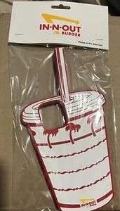 In-N-Out Burger Apple iPhone 14 Pro Max Case - Red White - INO Drink Cup - Picture 1 of 5