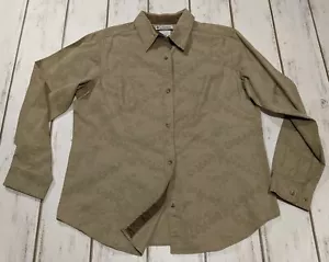 Camicia Columbia River Resort M nuova con etichette vestibilità autentica abbottonata camoscio cane donna - Foto 1 di 12