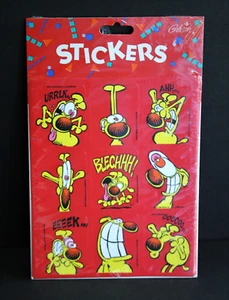 Paquete de pegatinas vintage 1993 Expressions Grimmy Mother Goose & Grimm sellado - Imagen 1 de 3