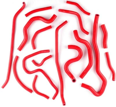 Kit de manguera de refrigerante de radiador de silicona rojo para Mitsubishi Eclipse 2006-2012 2,4 L L4 Foto 1 de 4