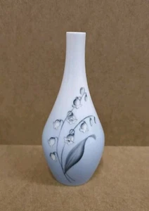 Bing & Grondahl Vase B&G Maiglöckchen Porzellan 57/8 Dänemark 16 cm Vintage  - Bild 1 von 11