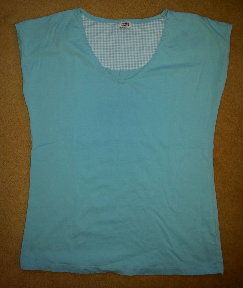 Living Crafts T-Shirt Gr. S hellblau pastell basic - Bild 1 von 1