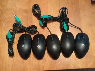 5x HP PS/2 Optical Mice - Image 1 of 4
