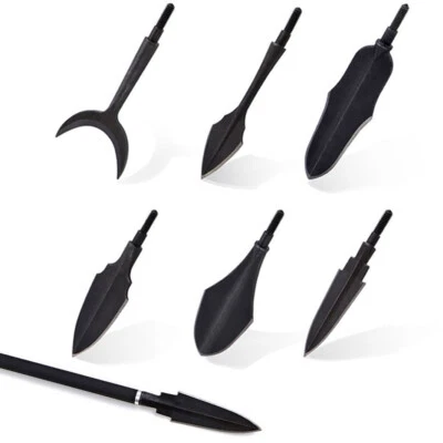 1pcs Archery Traditional Arrowheads Blade Broadheads Screw Tip Point Bow Hunting - Image 1 of 4