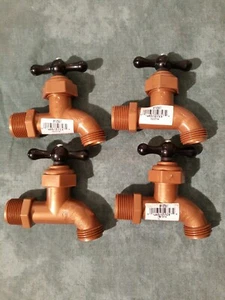 Bibe Plastic Faucet 3/4" Spigot 55 Gallon Plastic Barrel Water Tank (4 pcs) - Picture 1 of 2