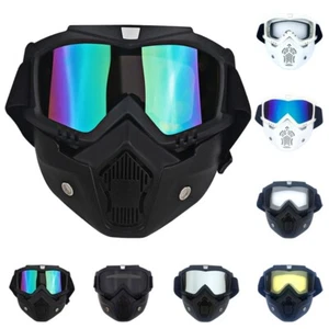 Winter Schneesportbrille Snowboard Ski Schneemobil Gesichtsmaske Sonnenbrille Brille - Bild 1 von 18