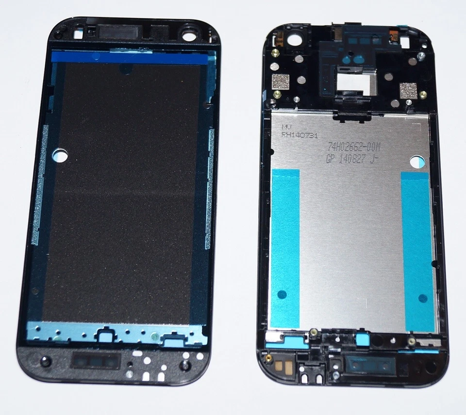 Original HTC One Mini 2 M5 M8MINIn Display Rahmen LCD Frame Grau Gunmetal Grey - Bild 1 von 1