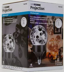 Gemmy Halloween Espectáculo de Luces LED Blanco Sombra Luz Proyección Calavera Bombilla Nueva en Caja - Imagen 1 de 2