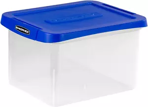 Bankers Box 1 Pack Heavy-Duty Plastic File Storage Box with Hanging Rails - Picture 1 of 9