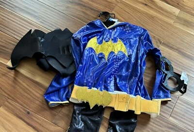 Rubie’s Kids DC Superhero Girls Deluxe Batgirl Costume Cos Play Size Large - Image 1 of 4