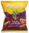 Amaizin Corn Rolls Tomato Organic 100g Bag (Pack of 14)