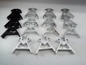 15 KOSSEL DELTA 3 BLACK 12 SILVER ALUMINIUM CORNER FITTING FRAME VERTICAL BASE - Picture 1 of 14
