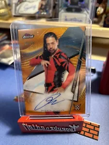 Shinsuke Nakamura Auto Orange Refractor 2020 Finest /50 Autograph ON CARD Topps - Bild 1 von 5