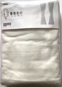 NEU Ikea Lenda weiße Vorhänge 55x118" 1 Paar (2 Paneele) 500.901.16 - Bild 1 von 1